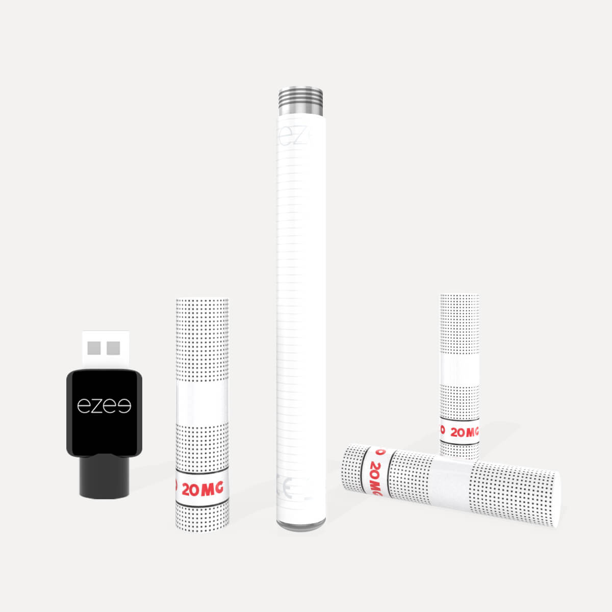 Kit de démarrage Ezee Blanc - Tabac 20 mg