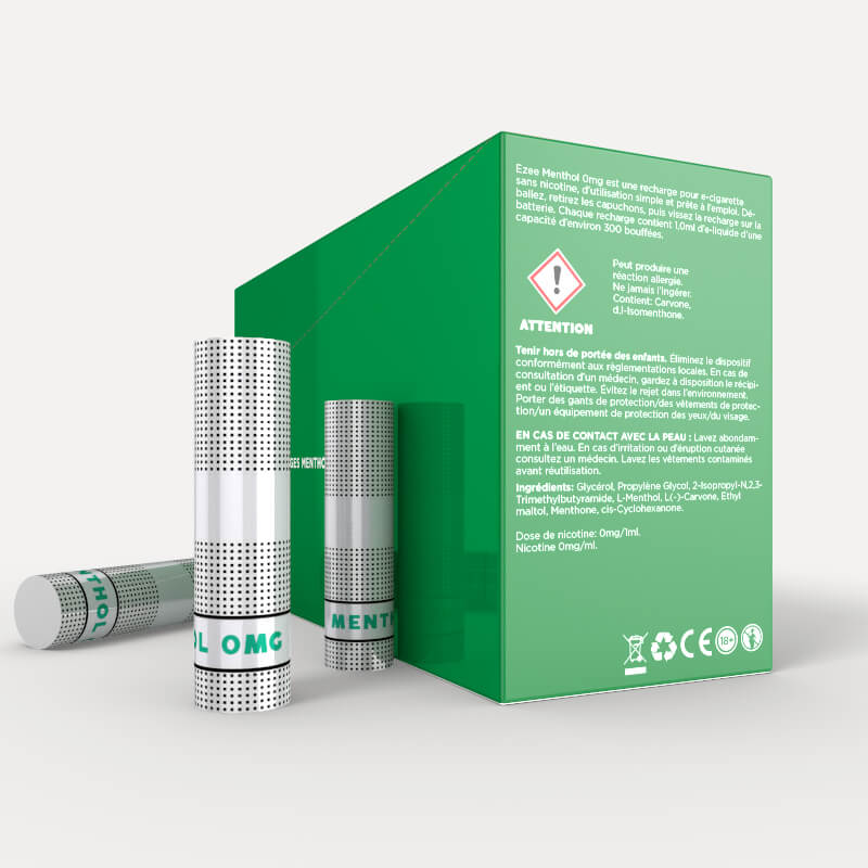 Ezee Cartouches Menthol Sans Nicotine 36 unités
