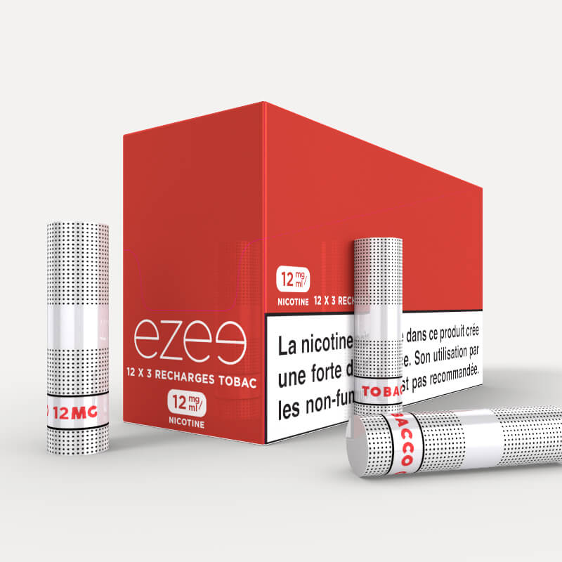 Ezee Cartouches Tabac 12mg/ml (x36)