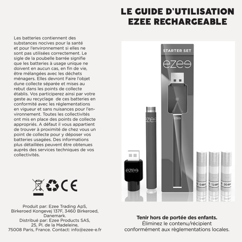 Batterie (Verte) & USB (sans cartouches)