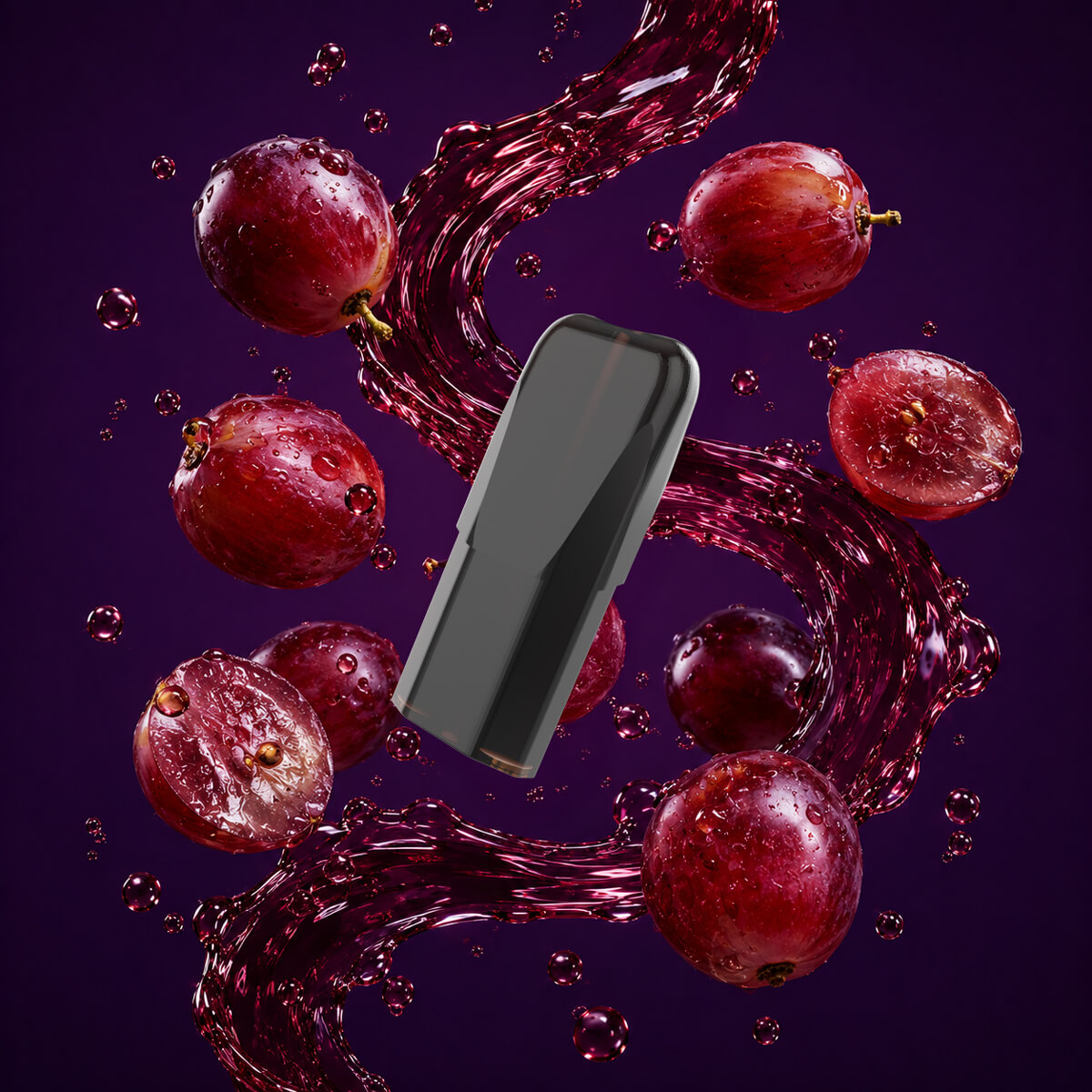 Kit Puff Bar Argent - Raisin Ice Sans Nicotine