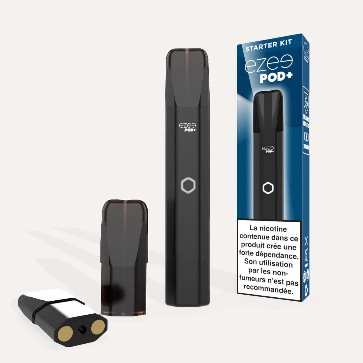 Kit Ezee POD+ Noir (Sans Pods incluses)
