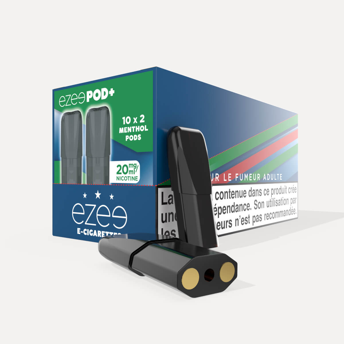 Ezee Pods Menthol 20 mg/ml de Nicotine 20 unités