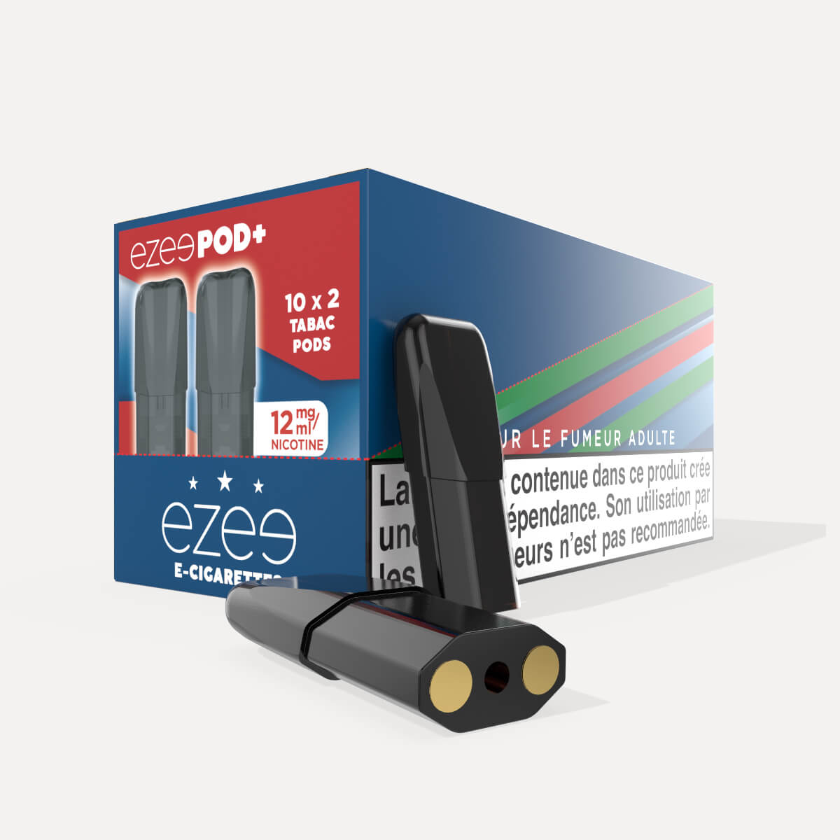Ezee Pods Tabac 12 mg/ml de Nicotine 20 unités