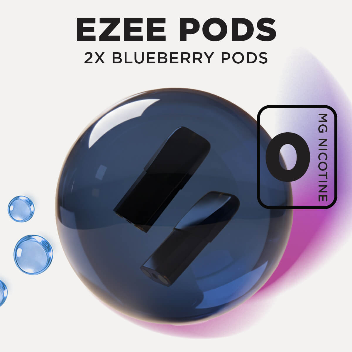 Ezee Pods Jetables Myrtille Sans Nicotine (Pack de 2)