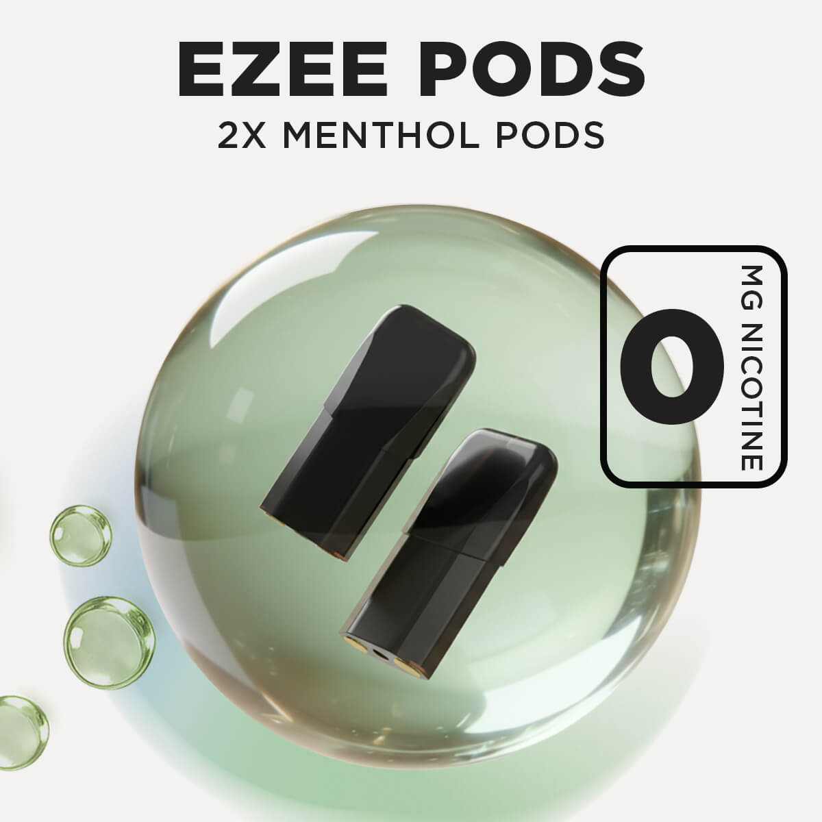Recharges Ezee Next Menthol Sans Nicotine (Pack de 2)