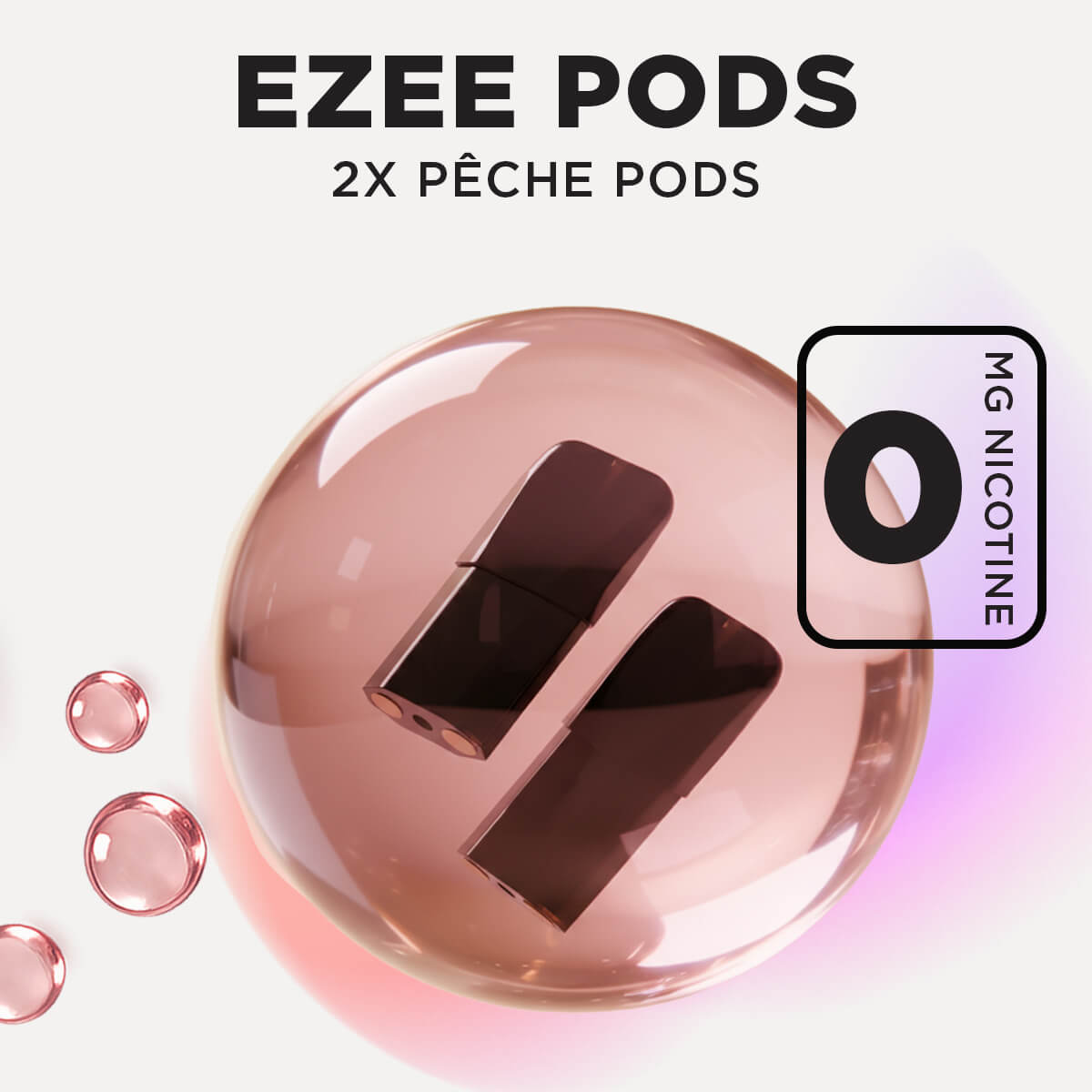Ezee Pods Jetables Pêche Ice Sans Nicotine (Pack de 2)