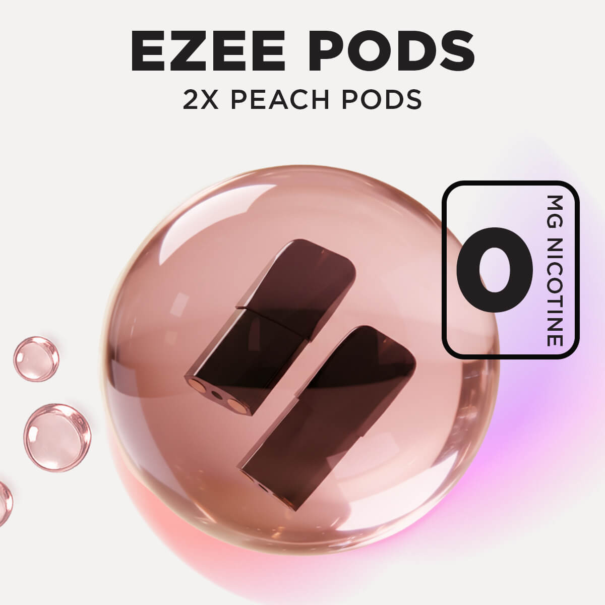 Ezee Pods Jetables Pêche Ice Sans Nicotine (Pack de 2)