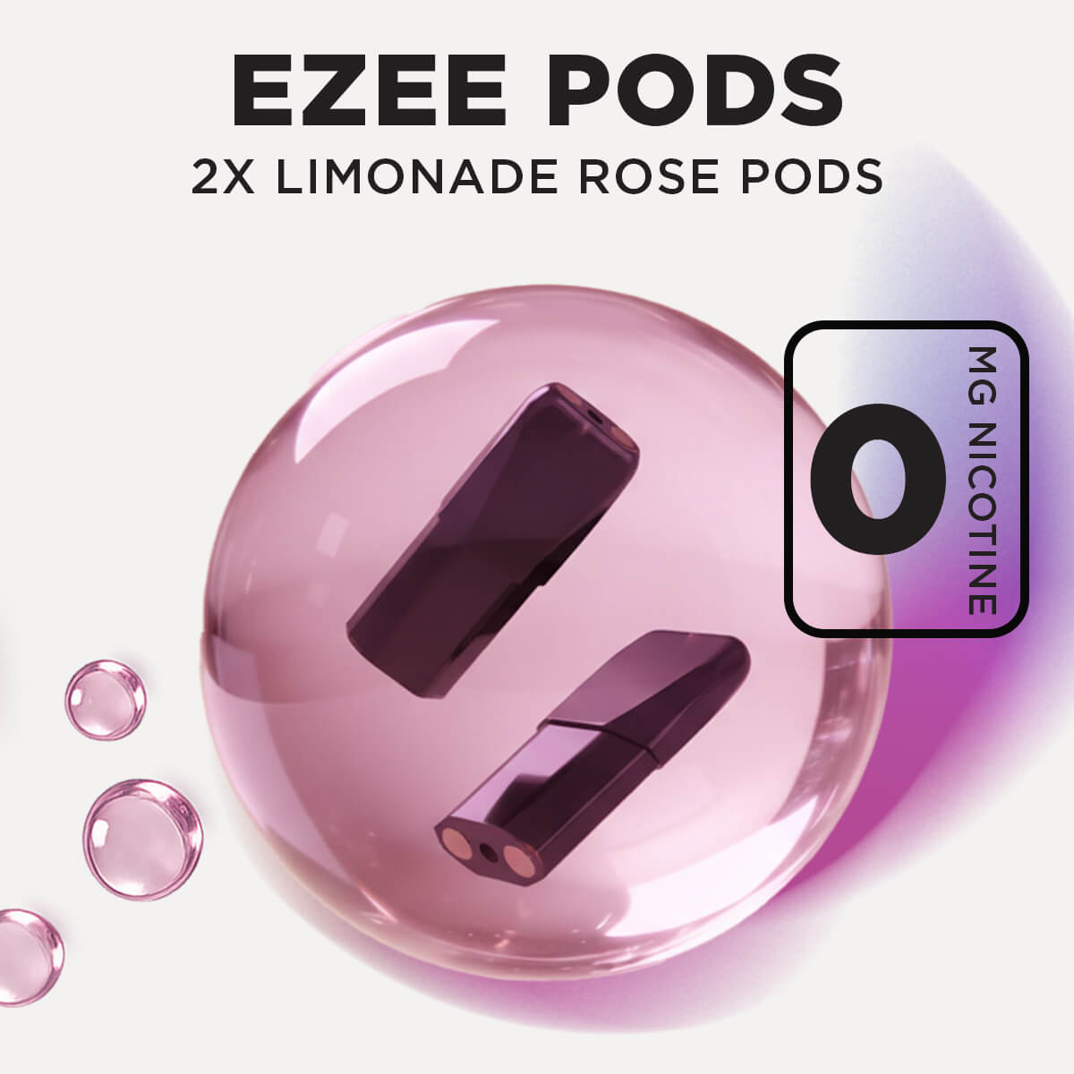 Ezee Pods Jetables Limonade rose Sans Nicotine (Pack de 2)