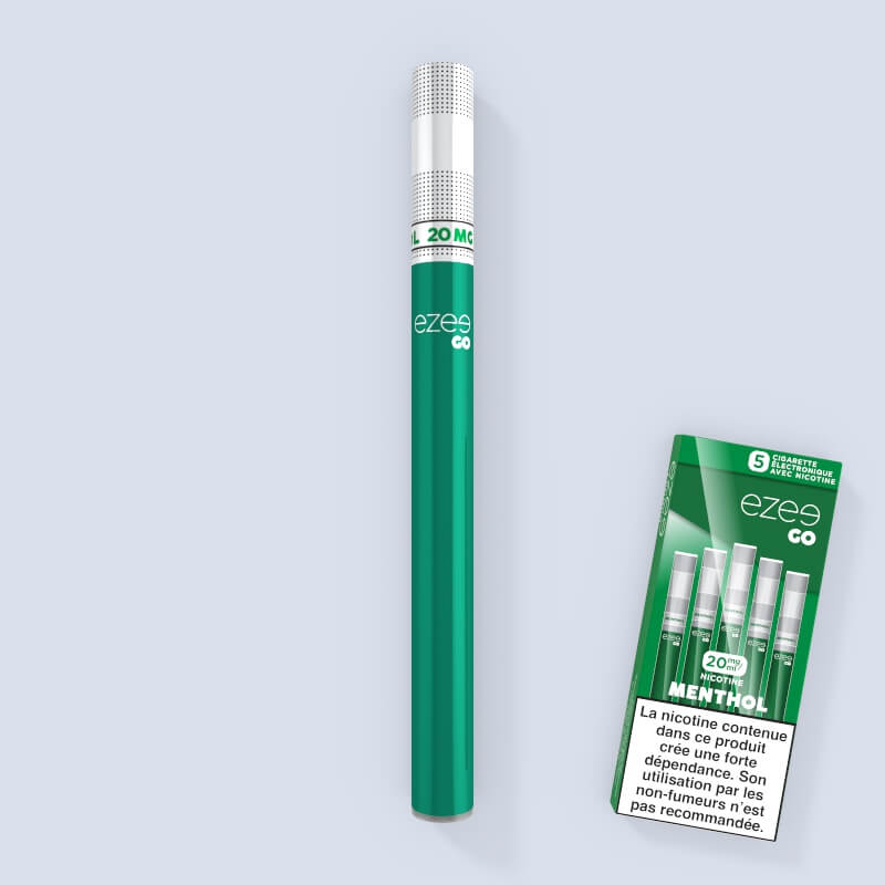 Ezee Go Cigarette Électronique Jetable menthol nicotine sans