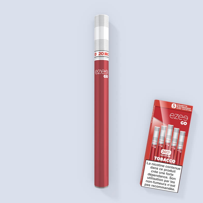 Ezee Go Cigarette Électronique Jetable Tabac nicotine sans