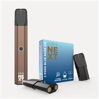 Kit Puff Bar Marron - Blue Razz Ice Sans Nicotine