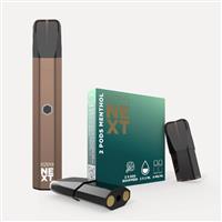 Kit de démarrage Pod Ezee Next Marron - Menthol 0mg