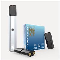 Kit de démarrage Pod Ezee Next Argent - Blue Razz Ice 0mg