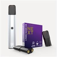Kit de démarrage Pod Ezee Next Argent - Raisin Ice 0mg