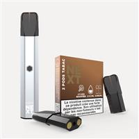 Kit de démarrage Pod Ezee Next Argent - Tabac 12mg