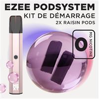 Kit de démarrage Pod Ezee Next Beige - Raisin Ice 0mg