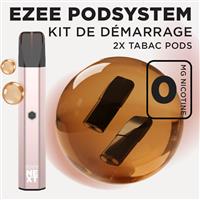Kit de démarrage Pod Ezee Next Beige - Tabac 0mg