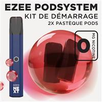 Kit de démarrage Pod Ezee Next Bleu - Pastèque Ice 0mg