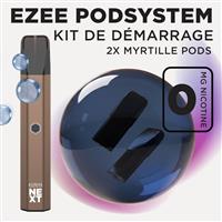 Kit de démarrage Pod Ezee Next Marron - Myrtille 0mg