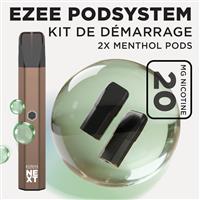 Kit de démarrage Pod Ezee Next Marron - Menthol 20mg