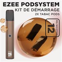Kit de démarrage Pod Ezee Next Marron - Tabac 12mg