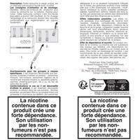 Filtres pour cigarette électronique Menthol 20 mg/ml 3 pièces