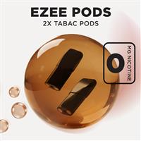 Ezee Pods Jetables Tabac Sans Nicotine (Pack de 2)