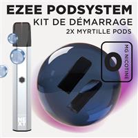 Kit Puff Bar Argent - Myrtille Sans Nicotine