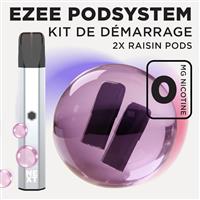 Kit Puff Bar Argent - Raisin Ice Sans Nicotine