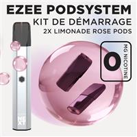 Kit Puff Bar Argent - Limonade rose Sans Nicotine