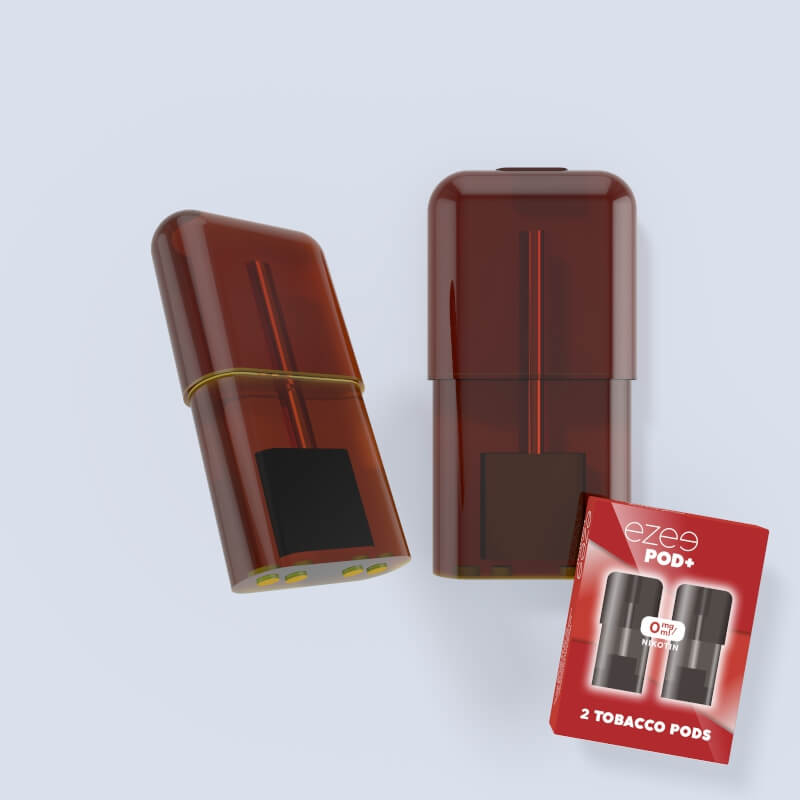 Ezee Pod+ Pods Tabac Sans Nicotine - Paquet de 2