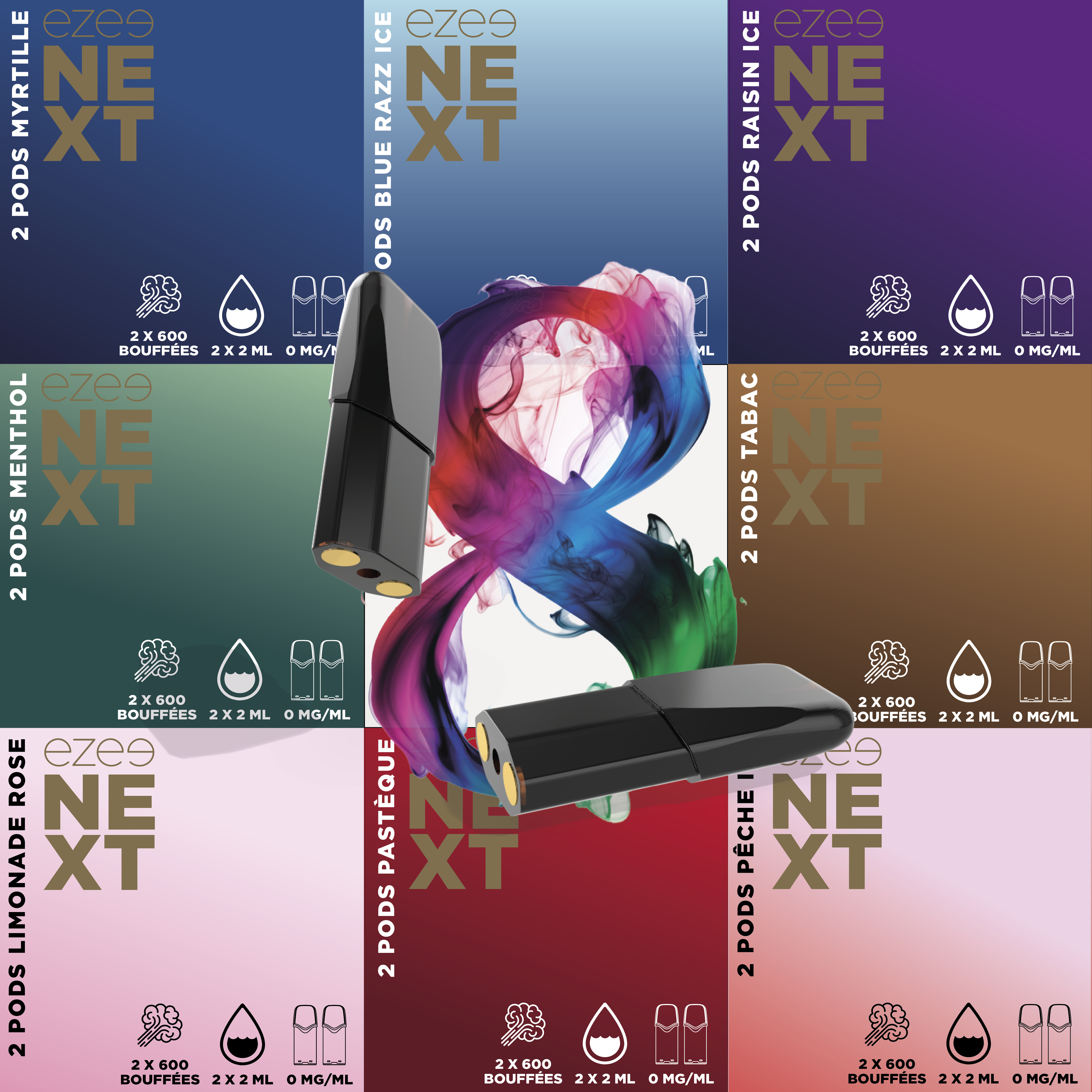 Ezee Pods Jetables Pack Découverte