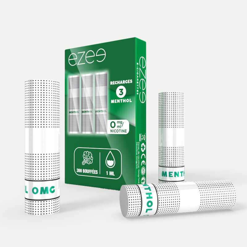 Cartouches Ezee Cigalike Menthol 0mg/ml