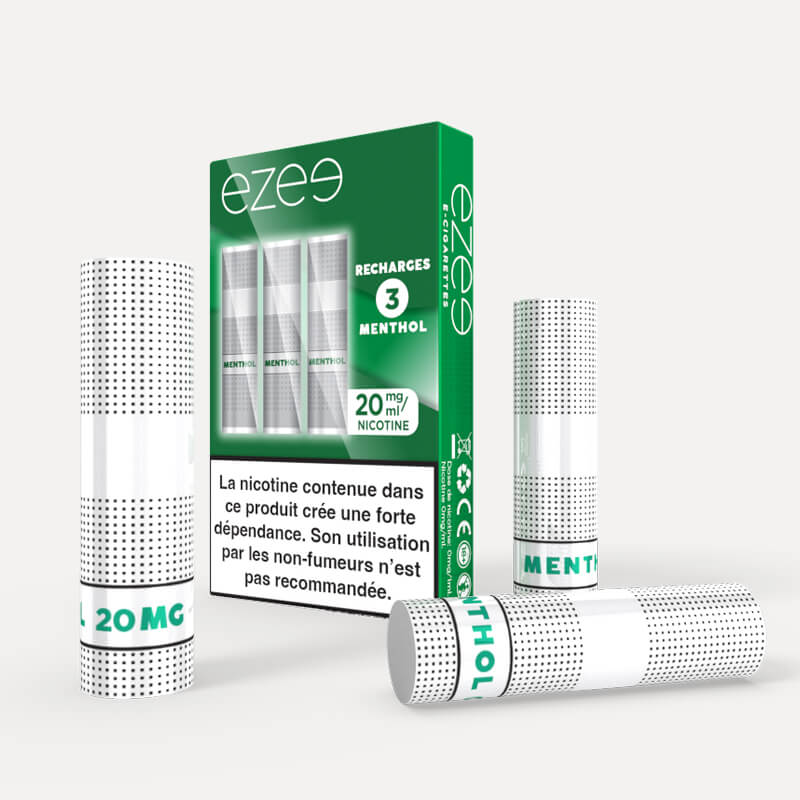 Cartouches Ezee Cigalike Menthol 20mg/ml