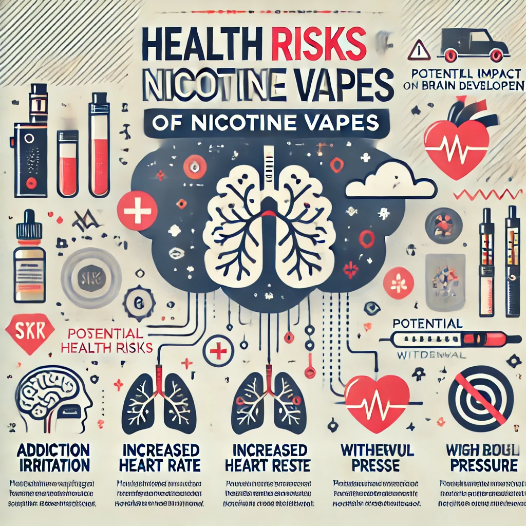 Quels sont les risques pour la santé liés à la nicotine ?