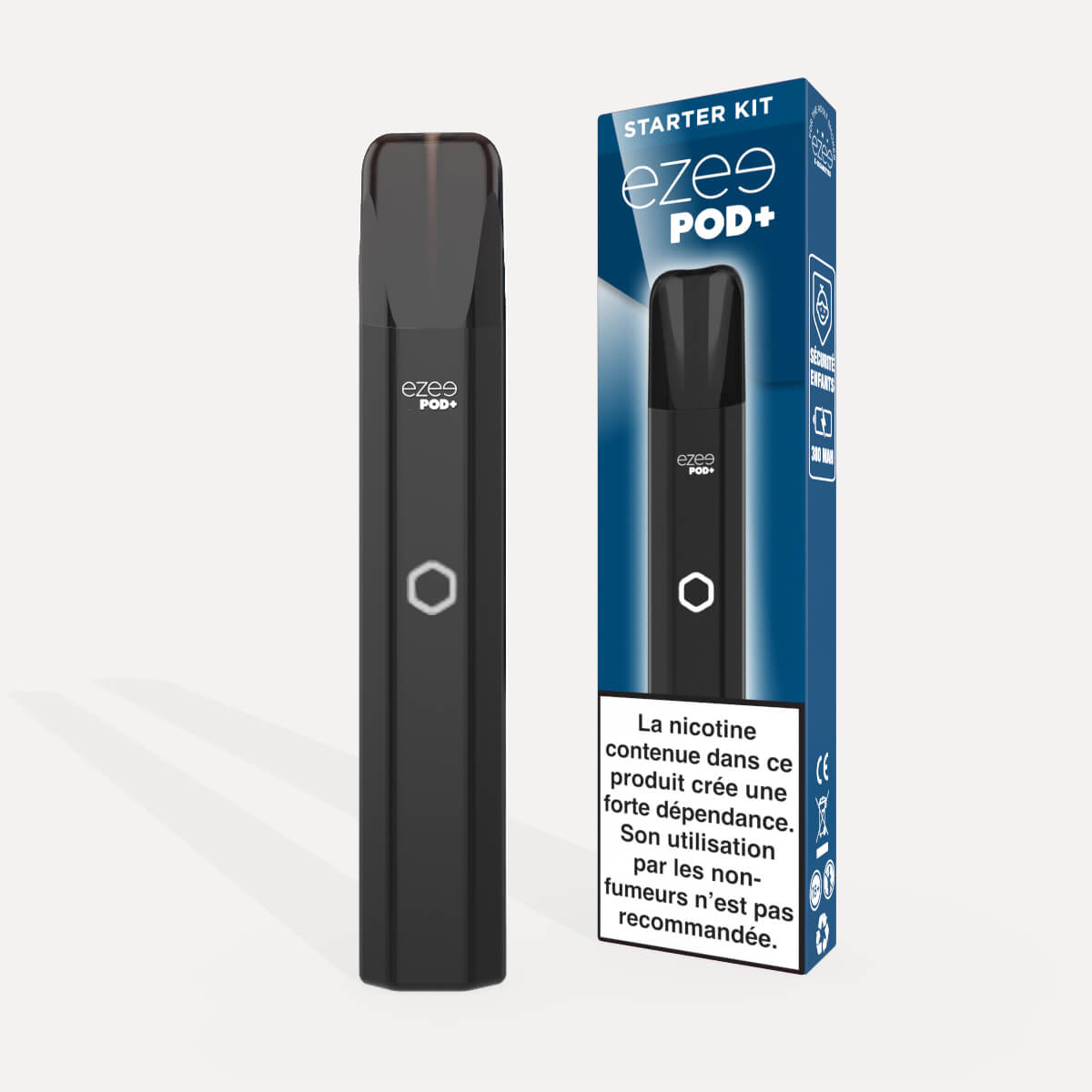 Kit de Vape Ezee Pod+ en Noir