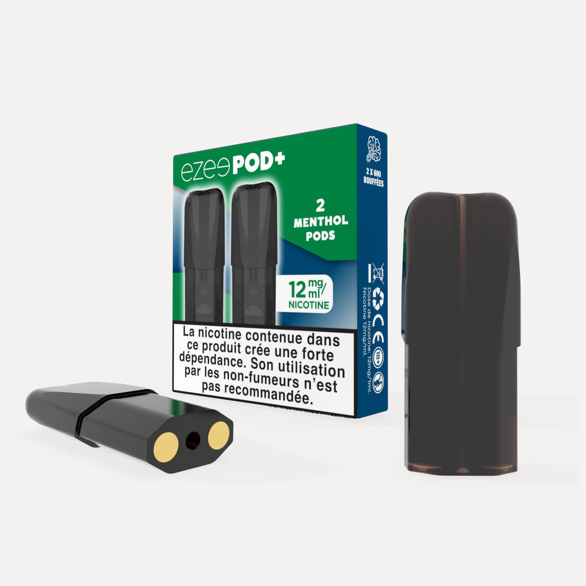 Recharges Ezee Pod Menthol 12mg/ml